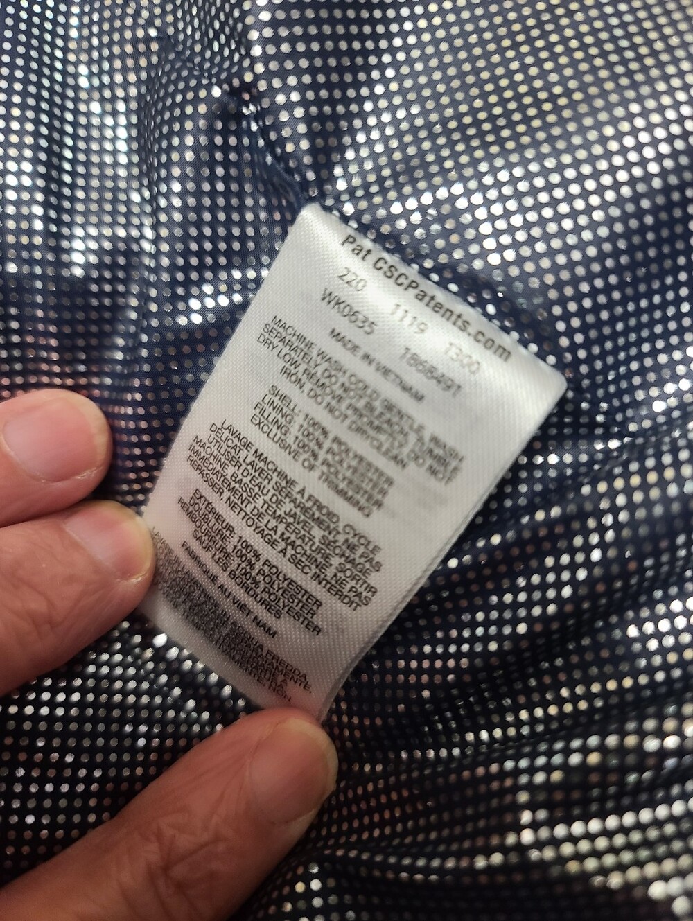 Columbia Women’s Navy Packable Puffer Jacket,  Omni-heat, Interchane, Small - Picture 3 of 11